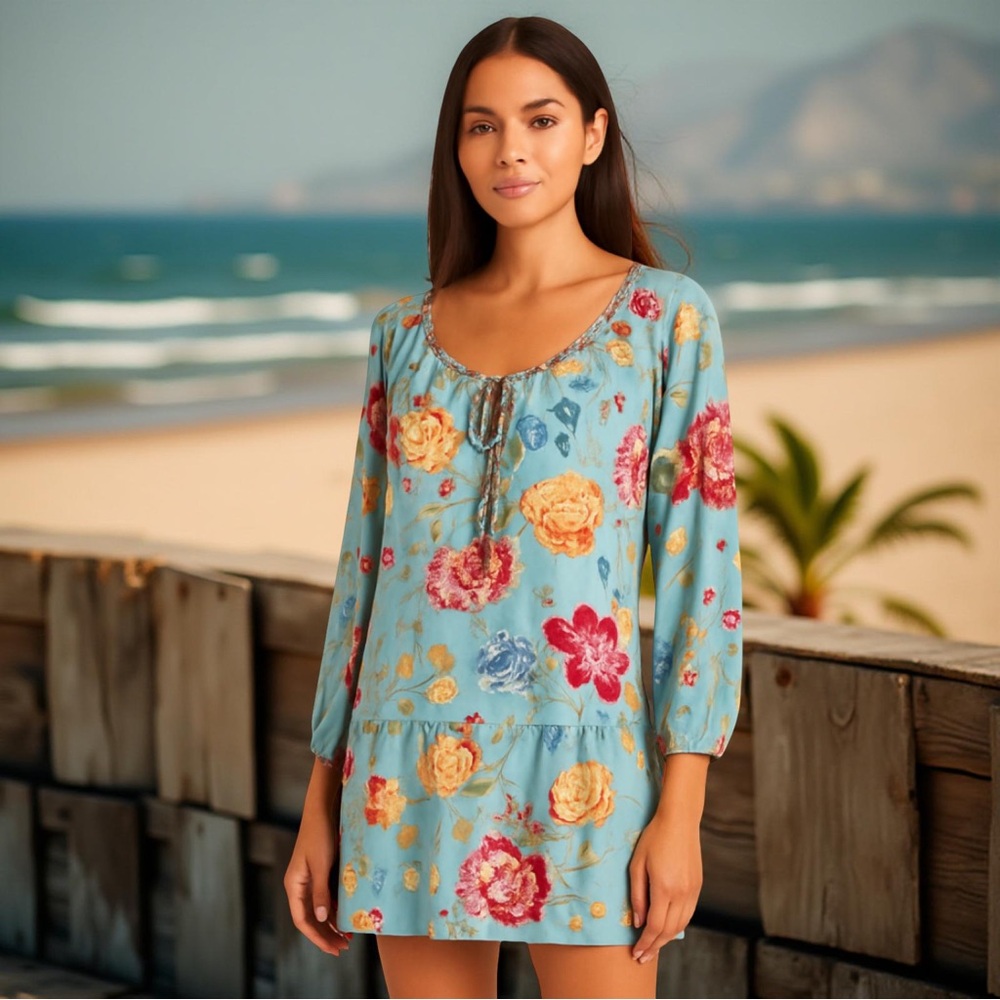 PIP Studio Floral Boutique Dutch Brand Dress Size Medium